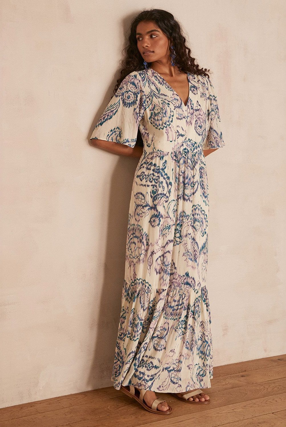 MAISON 123 - Vestido Largo Estampado Mujer Maison 123