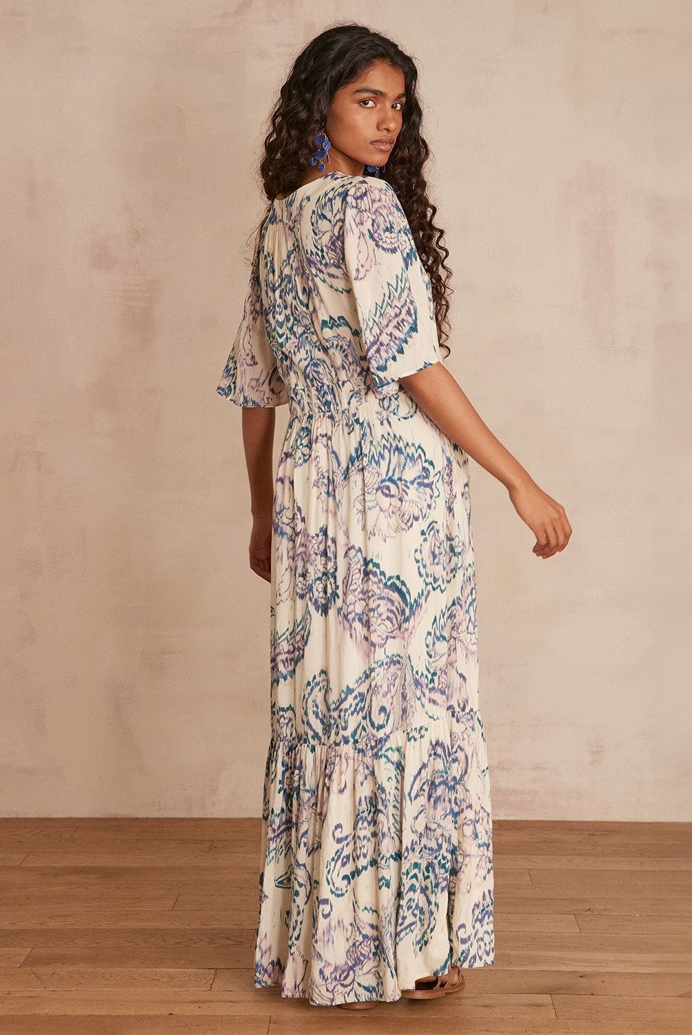 MAISON 123 - Vestido Largo Estampado Mujer Maison 123