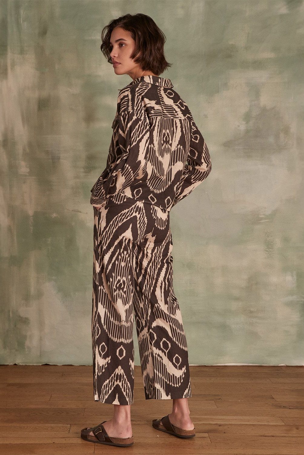MAISON 123 - Pantalón Estampado Mujer Maison 123