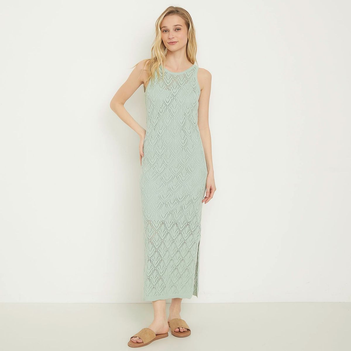 VERO MODA - Vestido Crochet Mujer Vero Moda