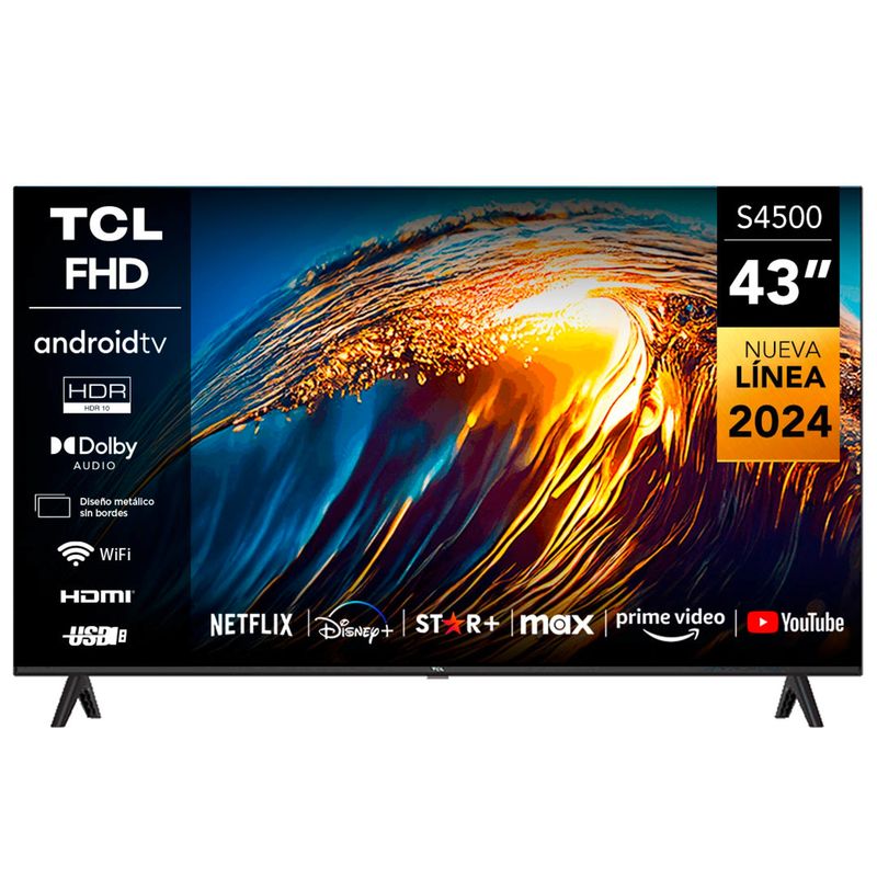 TCL - LED Smart TV 43" S4500 Full HD Android TCL