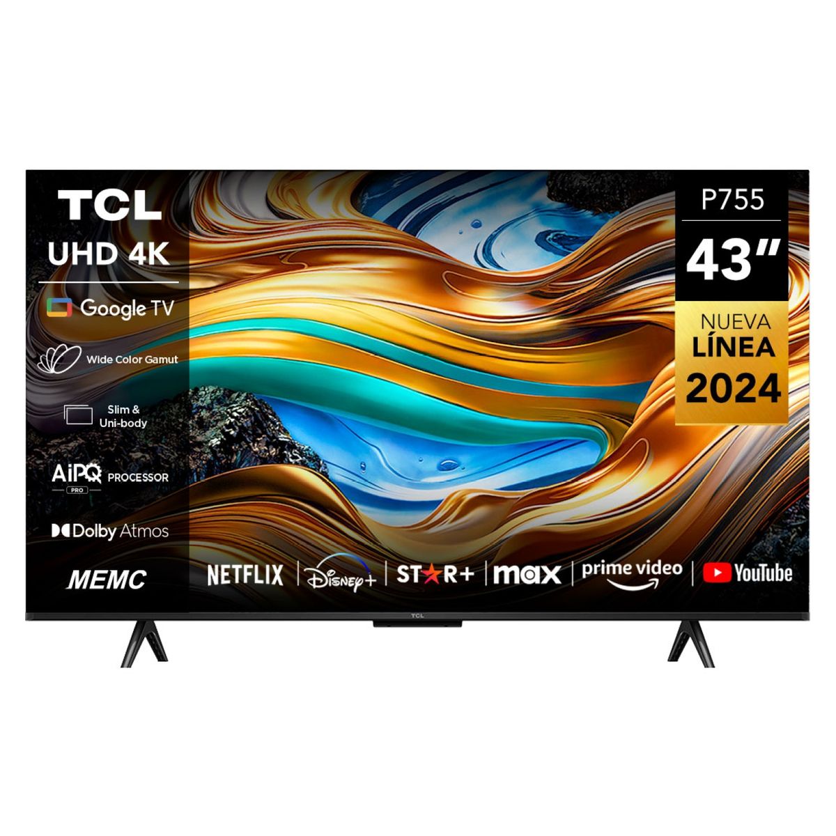 TCL - Led Smart Tv 43" Uhd 4K P755 Google Tv Tcl