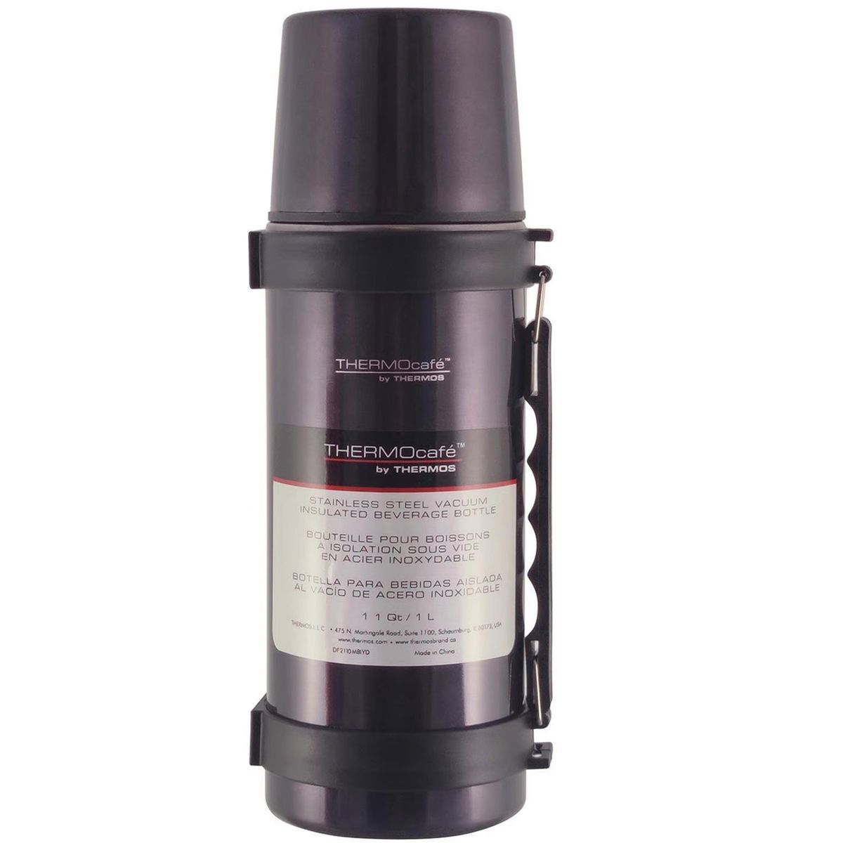 THERMOS - Termo Líquido 1 Lt. Acero Inoxidable Grafito Thermos