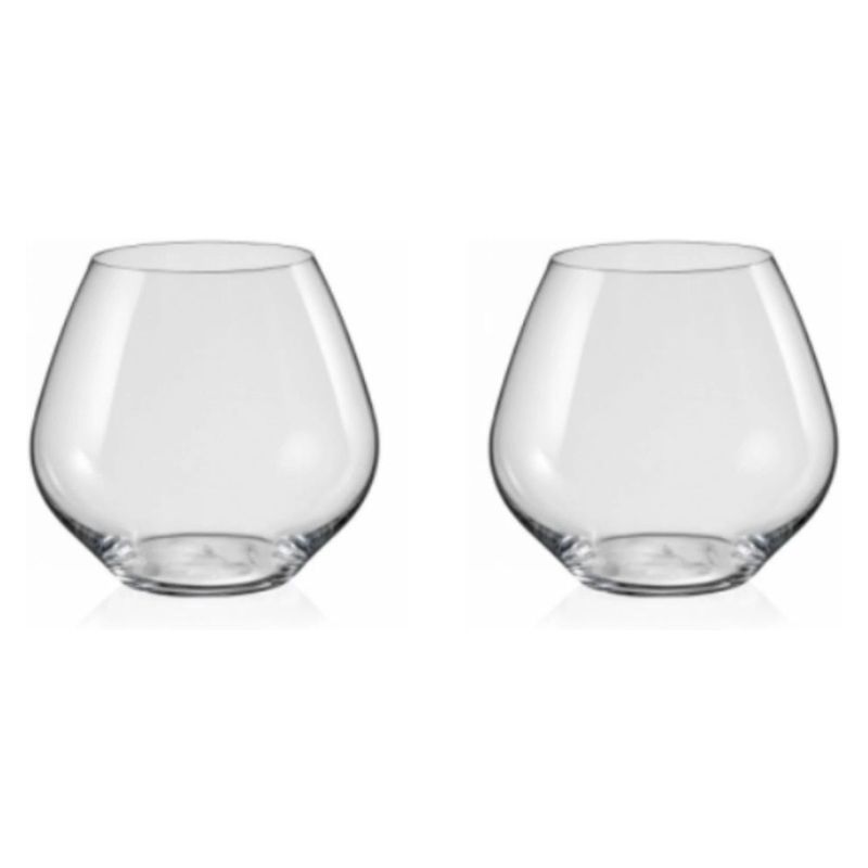 BOHEMIA - Set 2 Vasos Cristal 440 ml Amoroso Bohemia