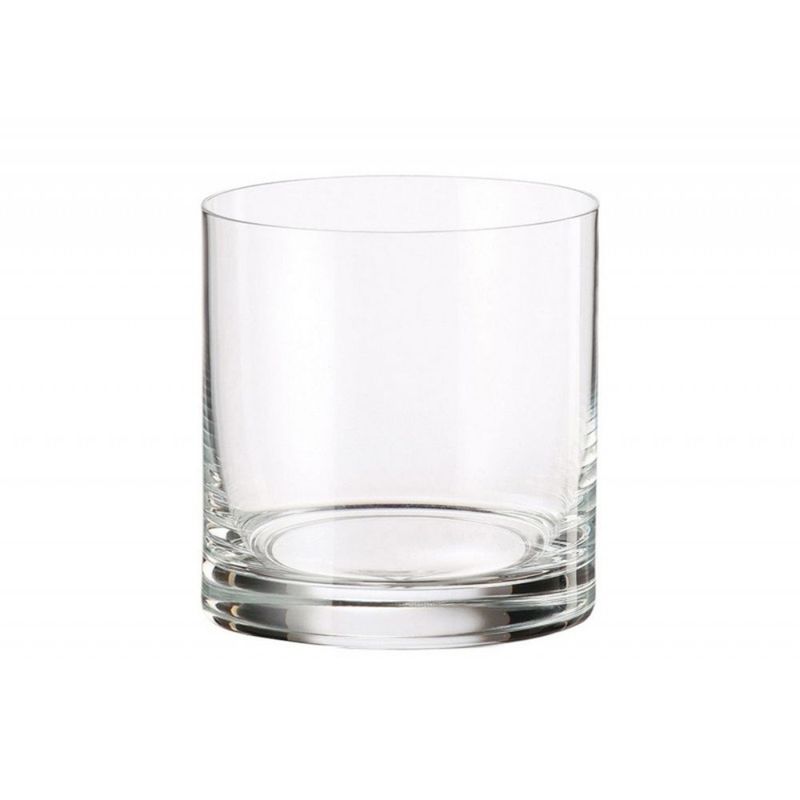 BOHEMIA - Set 6 Vasos Cortos Whisky Cristal 410 ml Barline Bohemia
