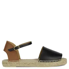 GEOX - Sandalia Mujer Cuero Negro