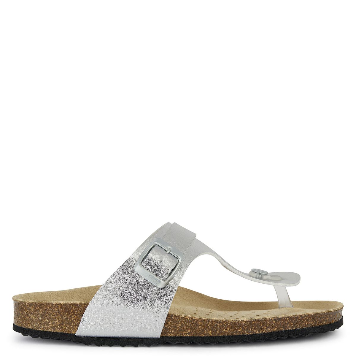 GEOX - Sandalia Mujer Geox Plateadas