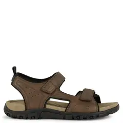 GEOX - Sandalia Hombre Café