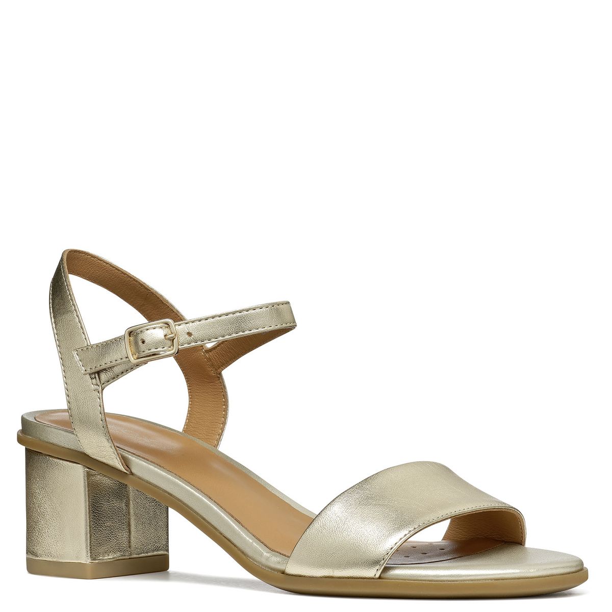 GEOX - Sandalia Mujer Cuero Café Geox