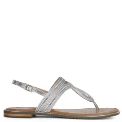 GEOX - Sandalia Mujer Plateado