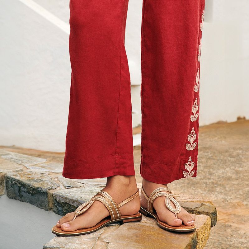 GEOX - Sandalia Mujer Naranjo Geox