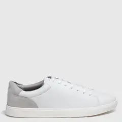 GEOX - Zapatilla Urbana Hombre Cuero Blanco