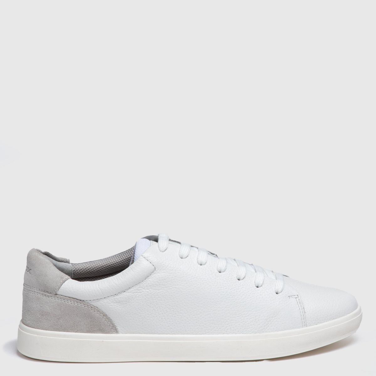 GEOX - Zapatilla Urbana Hombre Cuero Blanco Geox