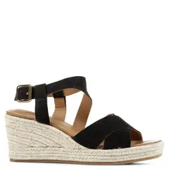 GEOX - Sandalia Mujer Negro