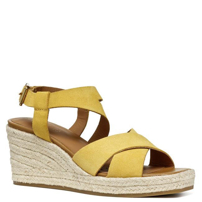 GEOX - Sandalia Mujer Amarillo Geox