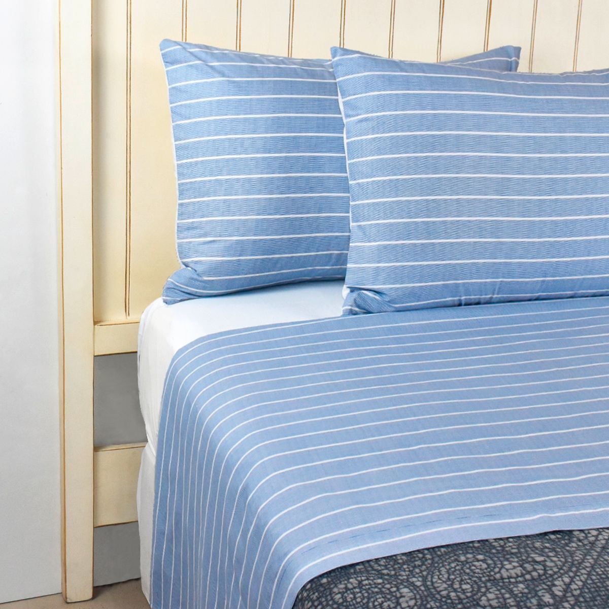 LOURDES - Juego De Sábanas Lignes 180 Hilos Lourdes