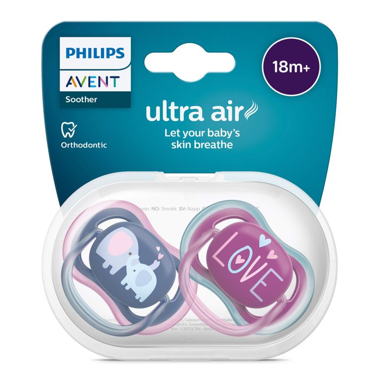 Chupete Ultra Air 18M Niña Avent