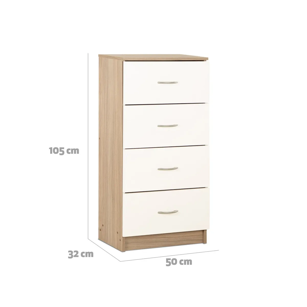 STANFORD - Cómoda 4 Cajones Stanford