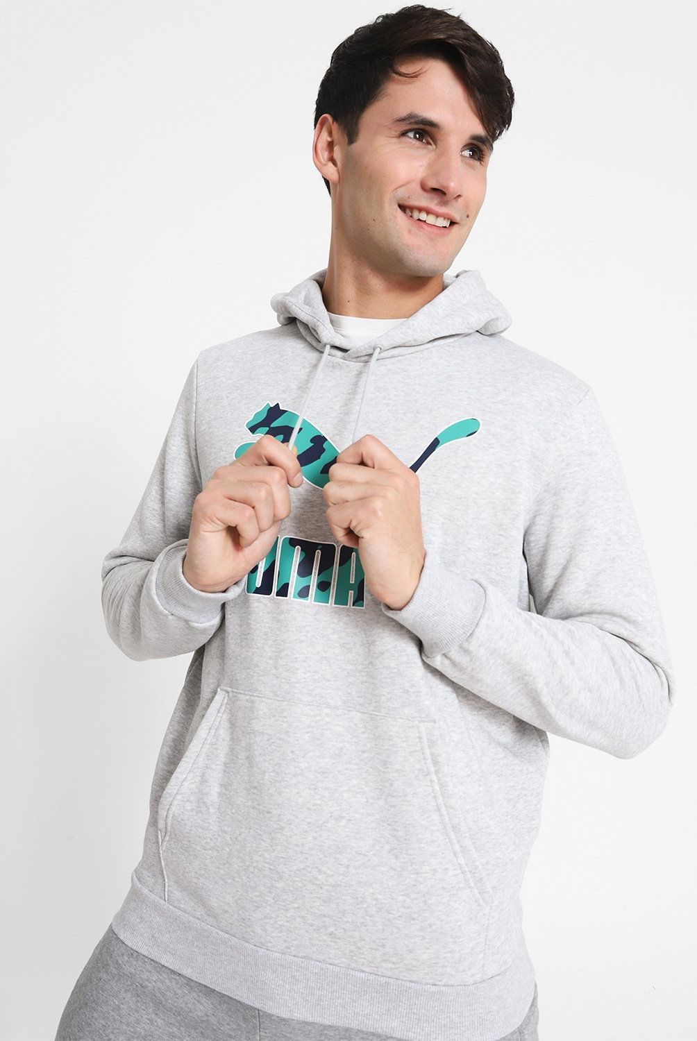 PUMA - Polerón Urbano Con Gorro Hombre Puma