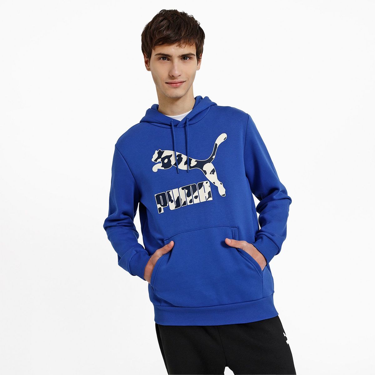 PUMA - Polerón Urbano Con Gorro Hombre Puma