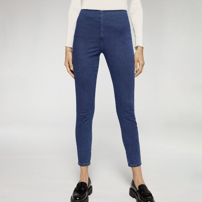 CALZEDONIA Leggings Denim Skinny Tiro Alto Mujer Calzedonia