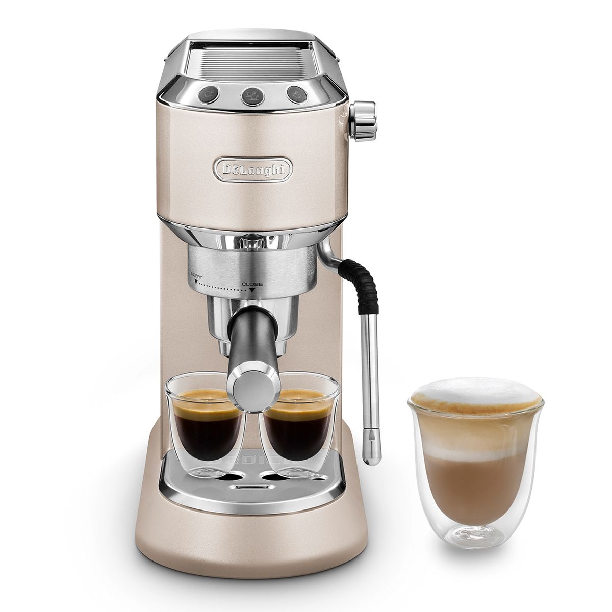 DELONGHI - Cafetera Acero inoxidable EC885.BG 1.1Lt Dedica Arte Gold Delonghi
