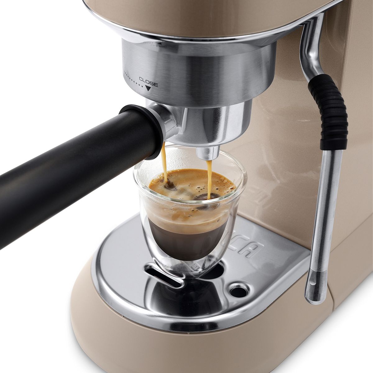 DELONGHI - Cafetera Acero inoxidable EC885.BG 1.1Lt Dedica Arte Gold Delonghi