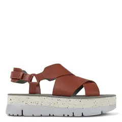 CAMPER - Sandalia Mujer Cuero Rojo