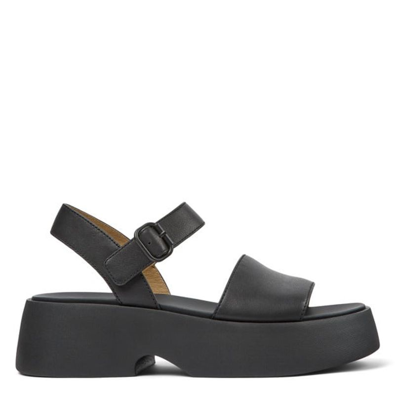 CAMPER - Sandalia Mujer Cuero Negro Camper