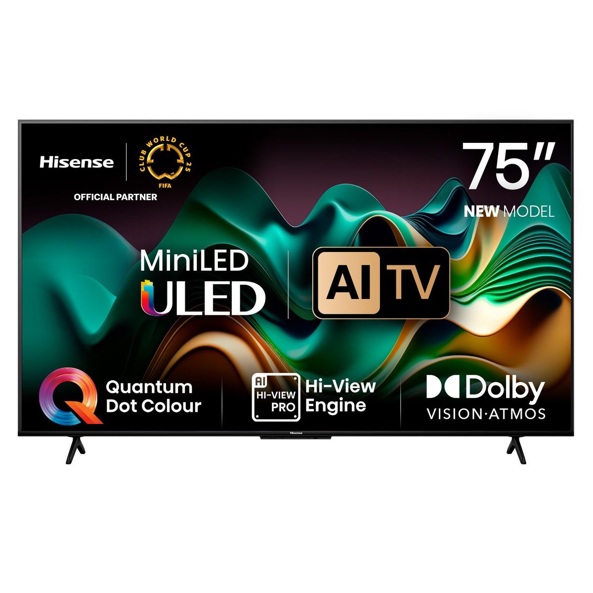 HISENSE - Mini LED Smart TV 75" U6N 4K Ultra HD Google TV Hisense