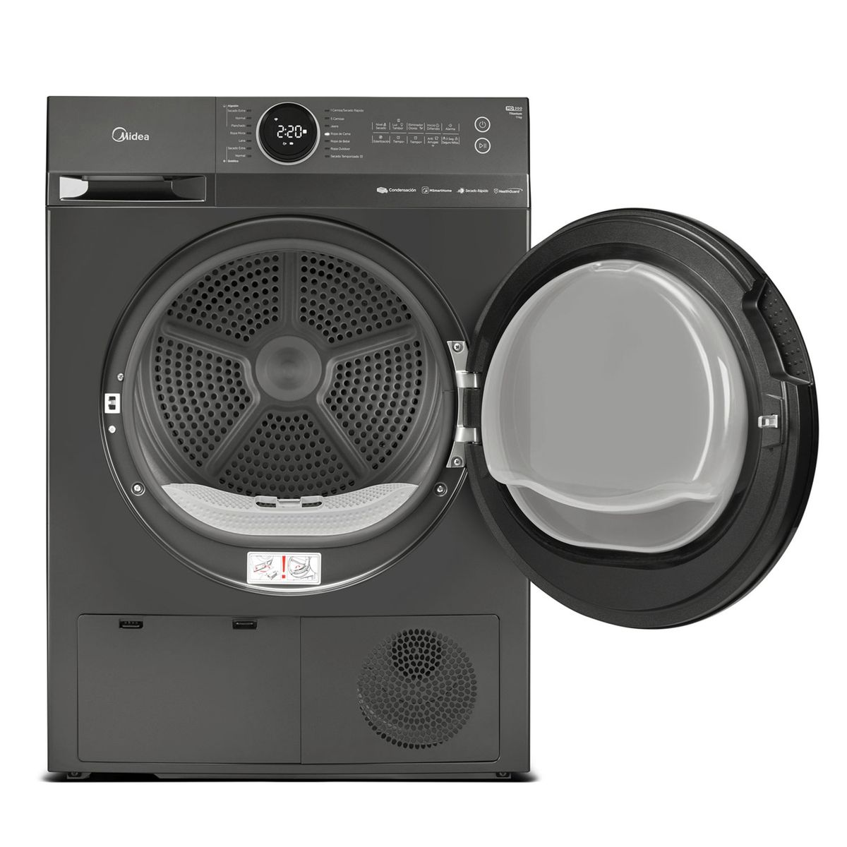 MIDEA - Secadora Eléctrica 11 Kg Condensación MD200C110W/T Midea