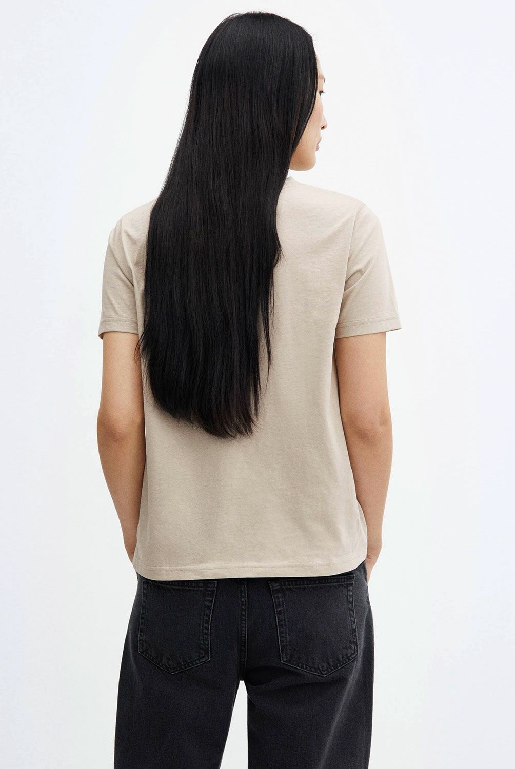 MANGO - Polera Manga Corta Mujer Mango