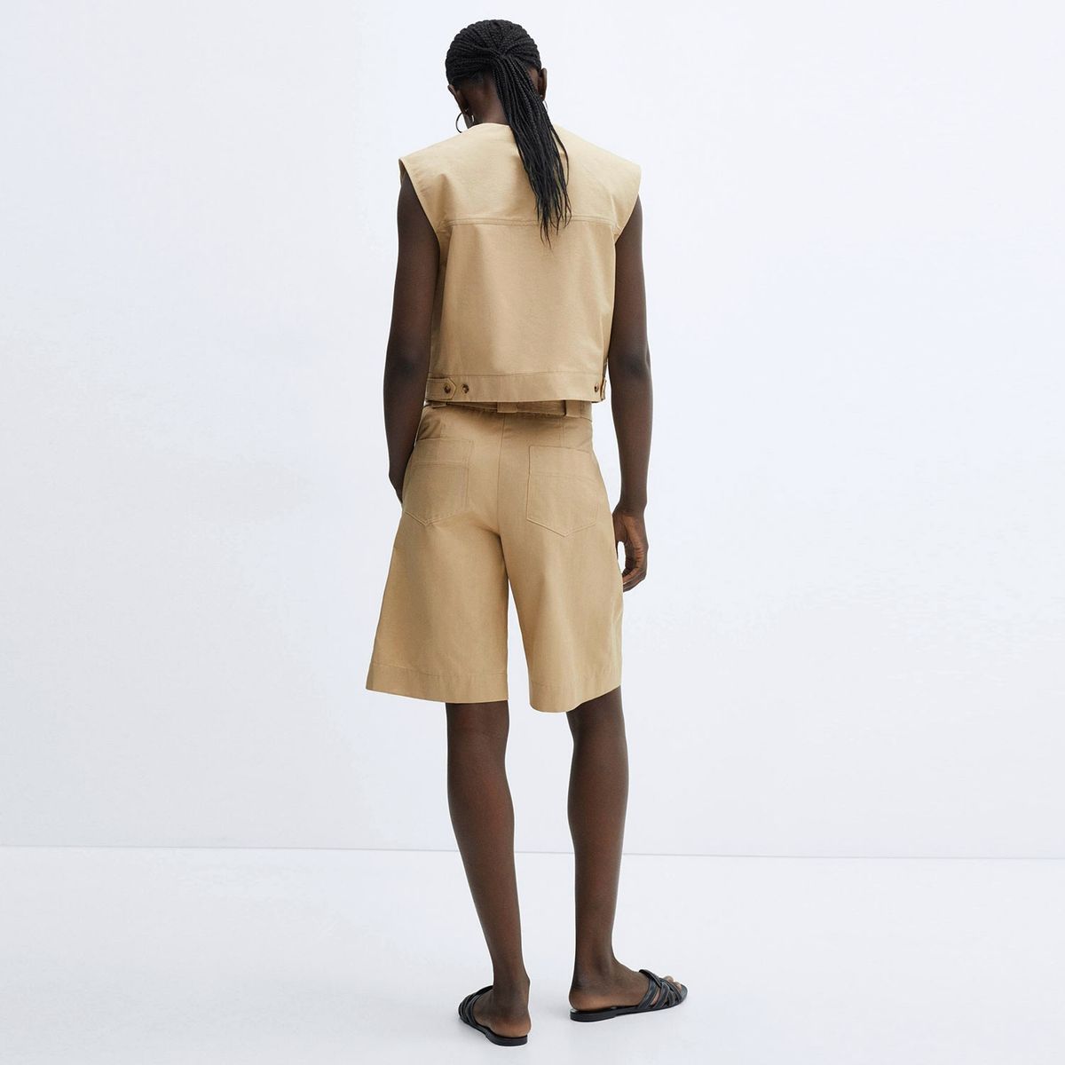 MANGO - Blazer Detalle Bolsillos Mujer Mango