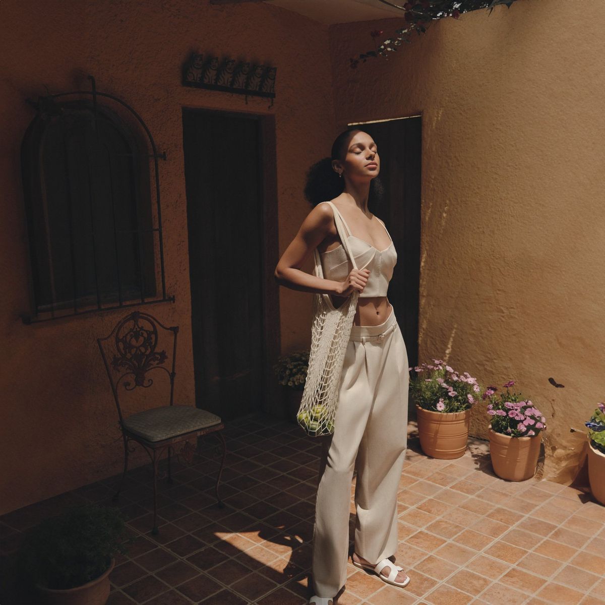 MANGO - Top Tirantes Detalle Pliegues Mujer Mango