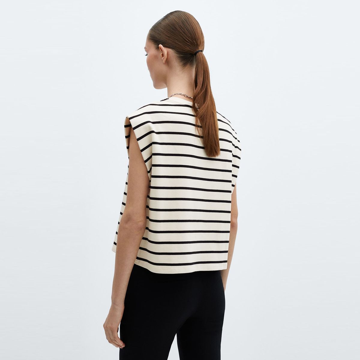 MANGO - Polera a Rayas Mujer Mango