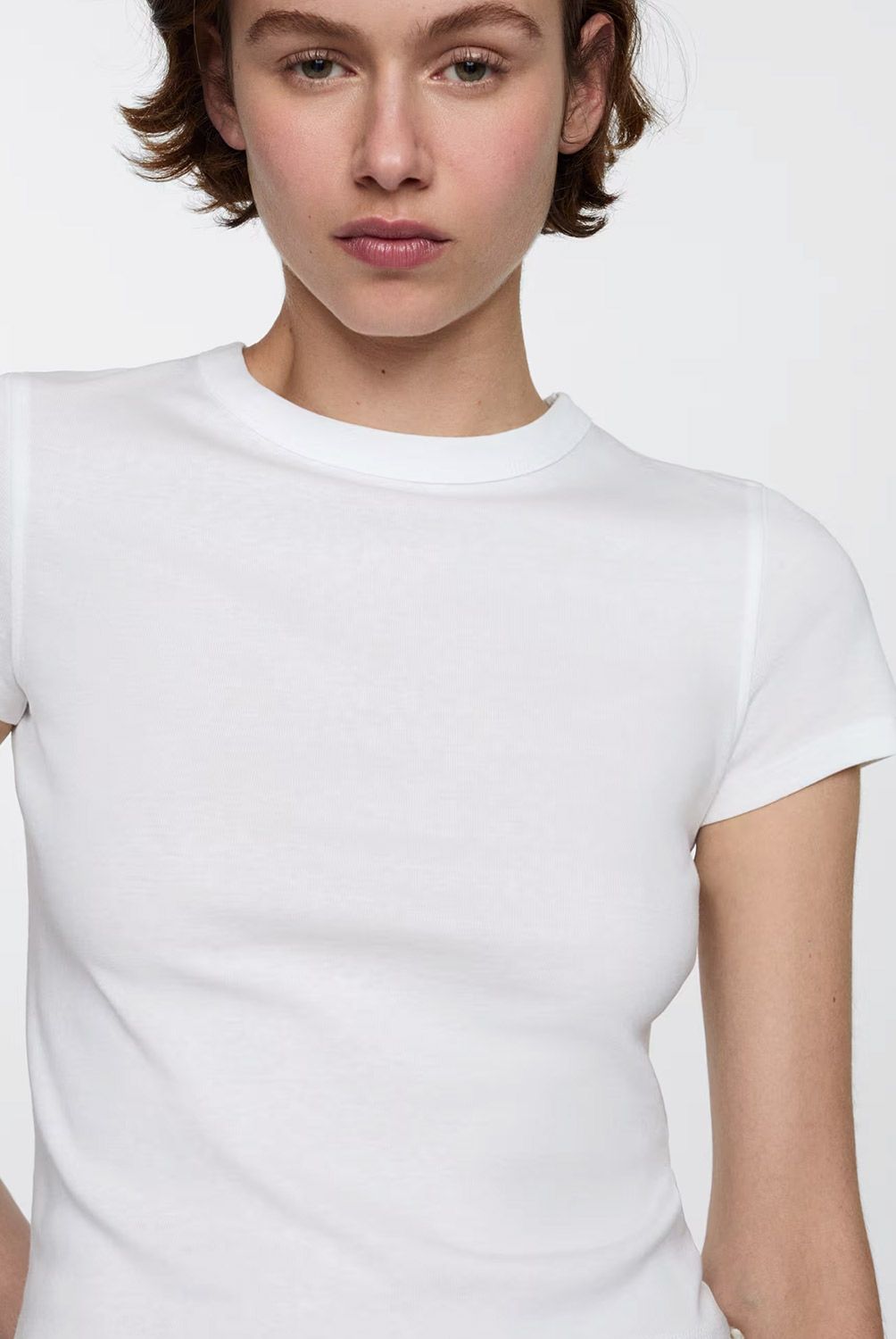 MANGO - Polera 100% Algodón Mujer Mango