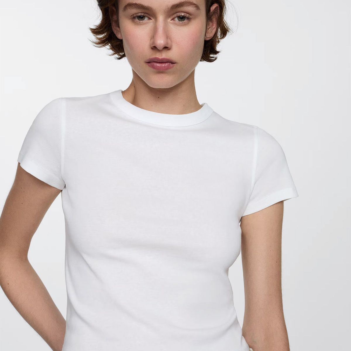 MANGO - Polera 100% Algodón Mujer Mango