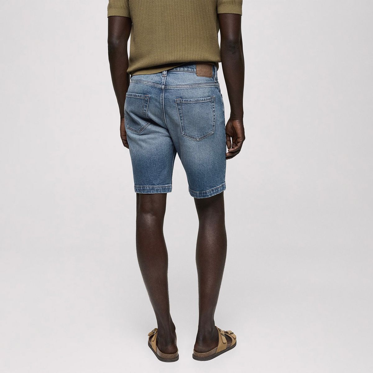 MANGO MAN - Bermudas Vaquera Regular Fit Hombre Mango Man