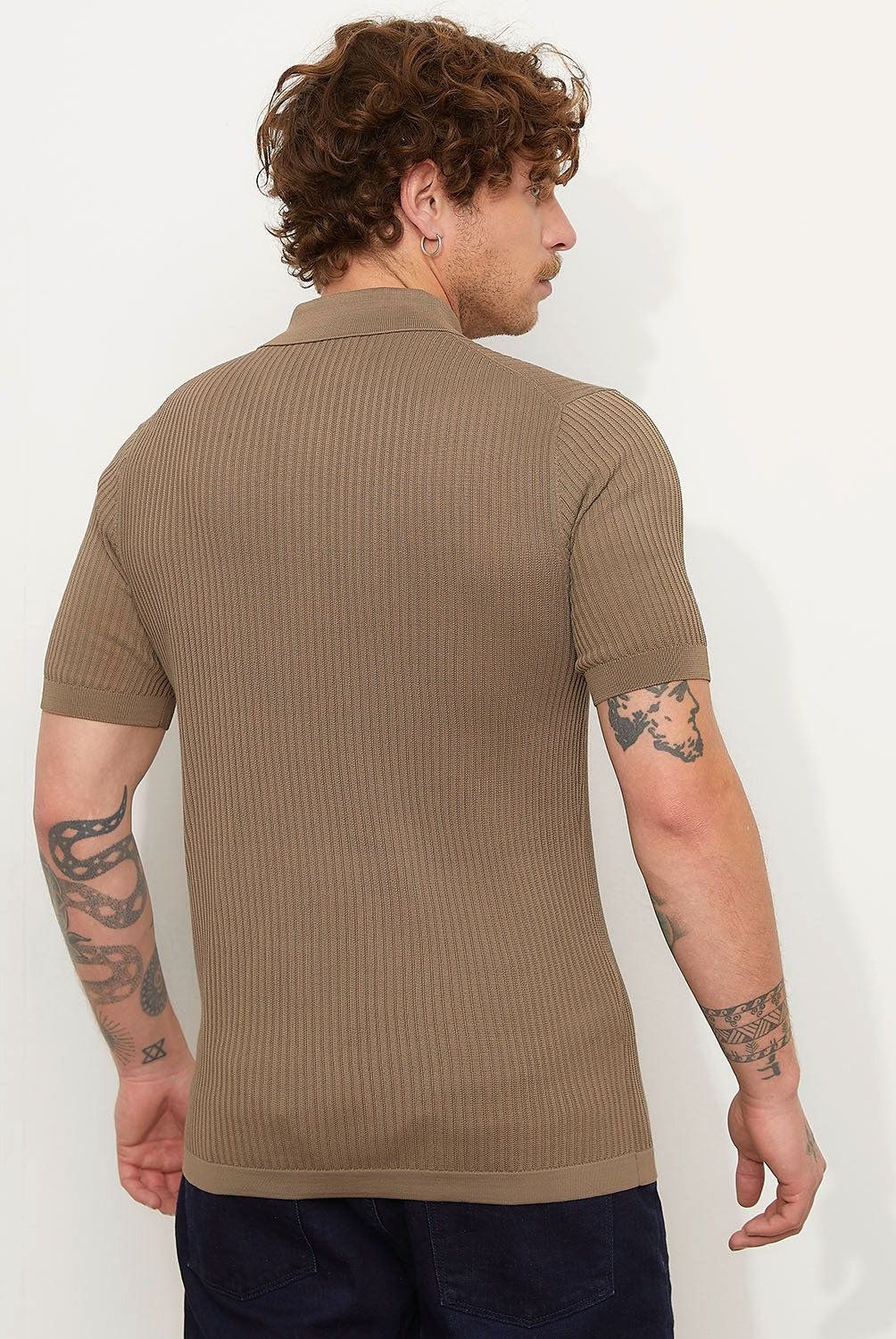 MANGO MAN - Polera Polo Punto Algodón Regulr Fit Hombre Mango Man