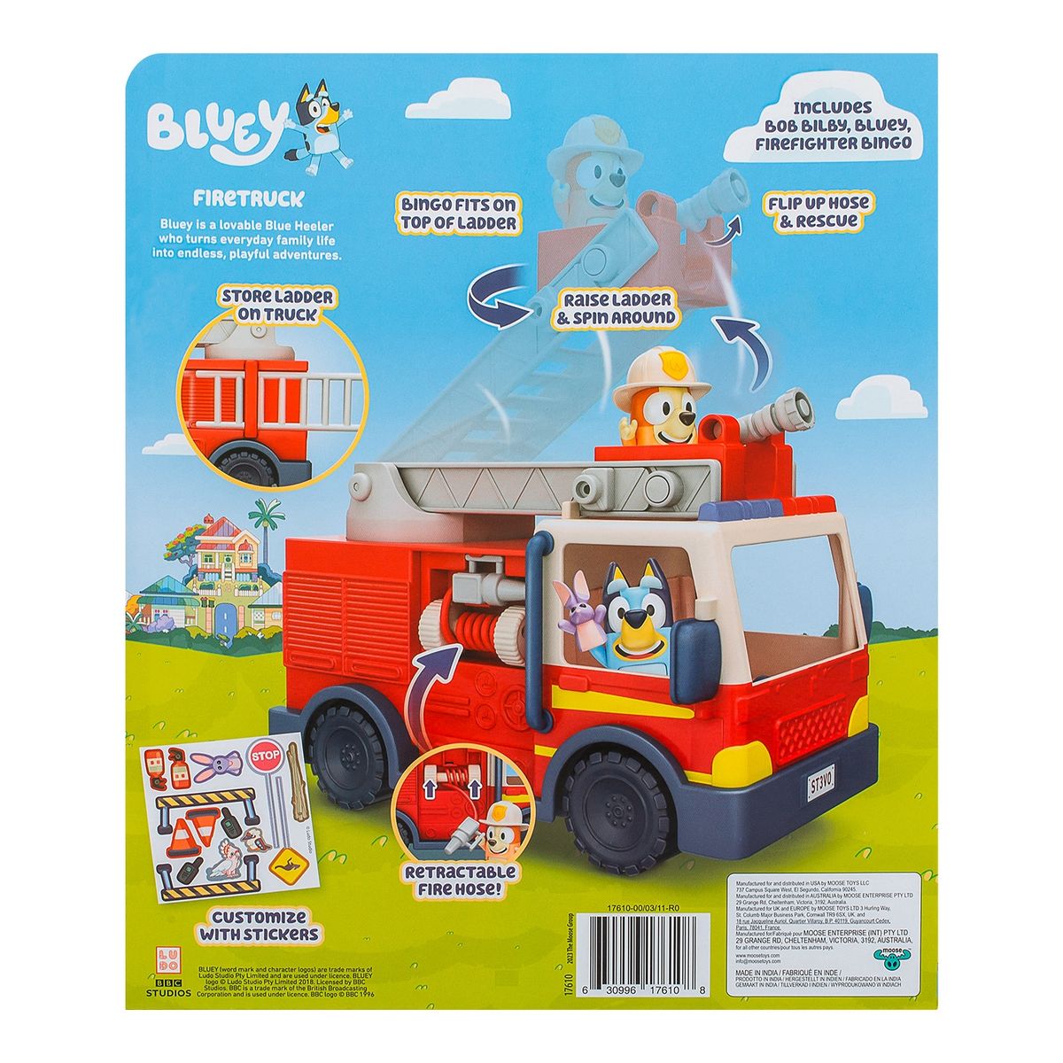 BLUEY - Camión de Bomberos Bluey