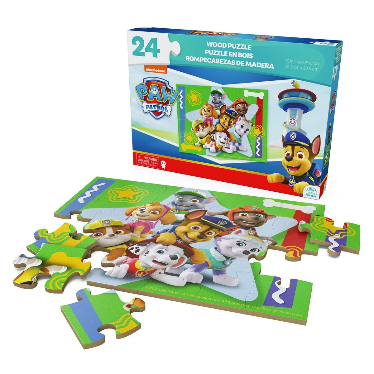 PAW PATROL - Paw Patrol Puzzle Madera 24 Piezas