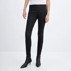 MANGO - Jeans Skinny Anne Tiro Alto Mujer