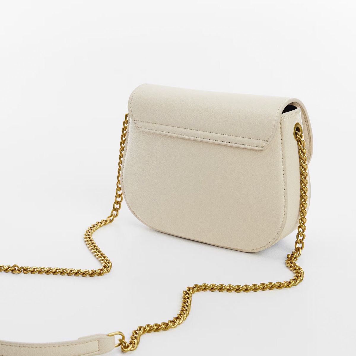 MANGO - Bolso Bandolera Solapa Mujer Mango