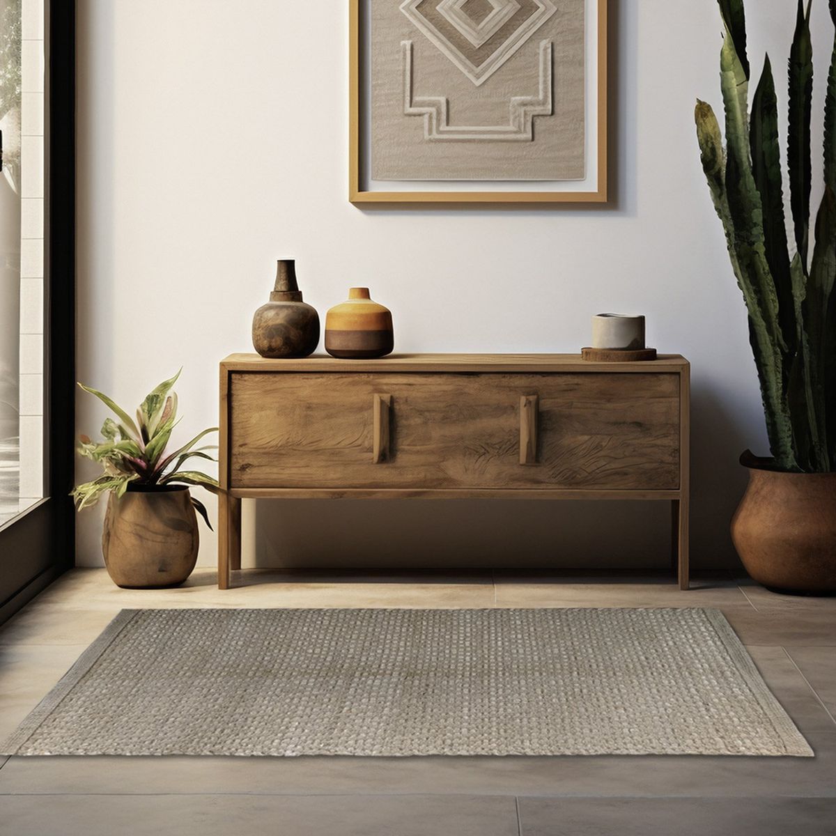 IDETEX - Alfombra Yute Living Decoración Idetex