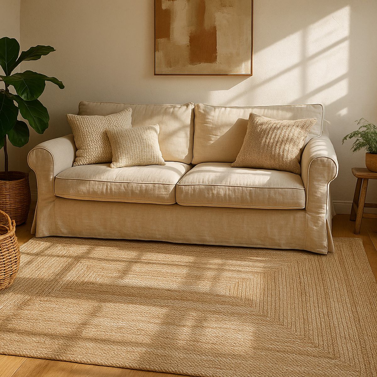 IDETEX - Alfombra Yute 240X340 Cm Idetex