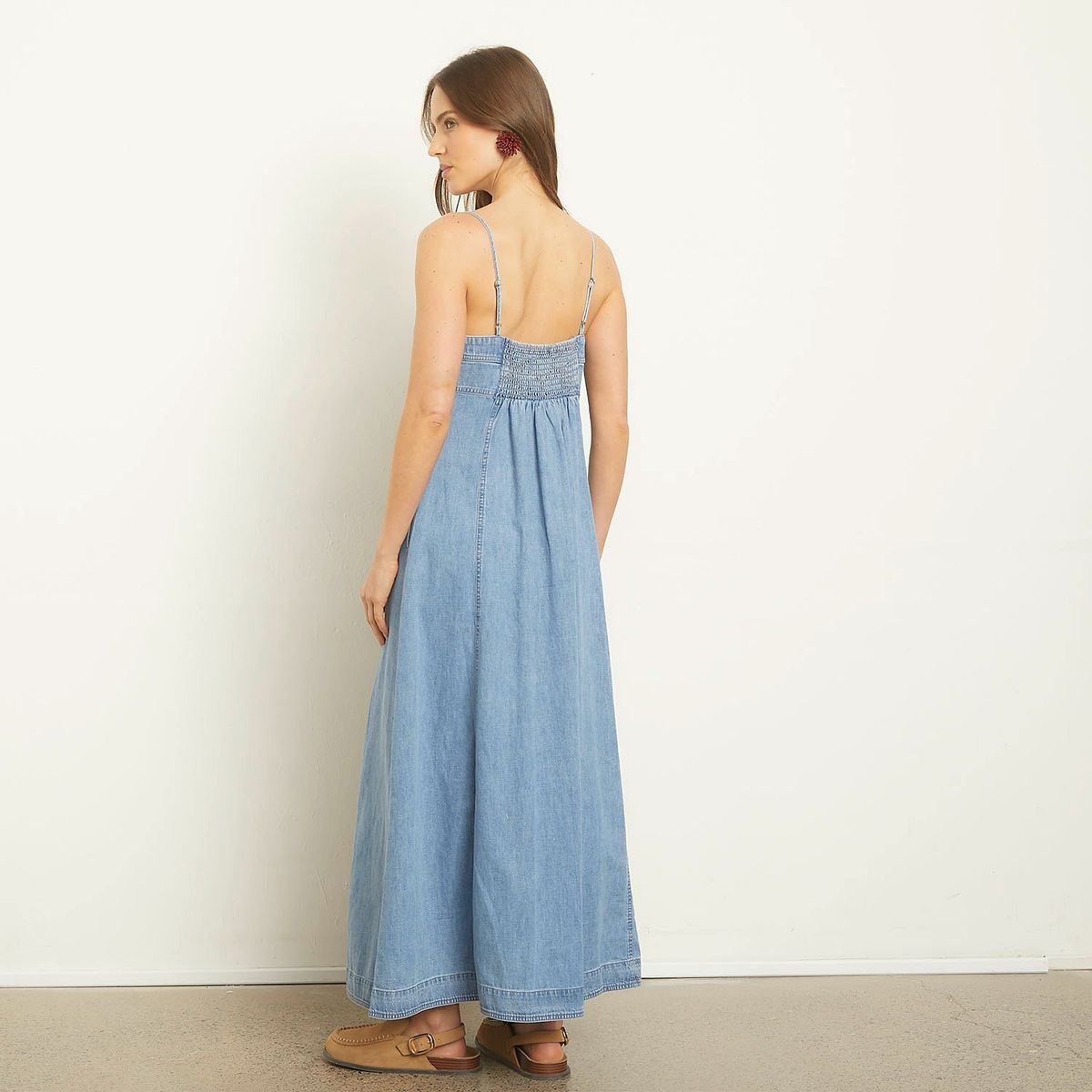FREEPEOPLE - Vestido Denim Mujer Freepeople