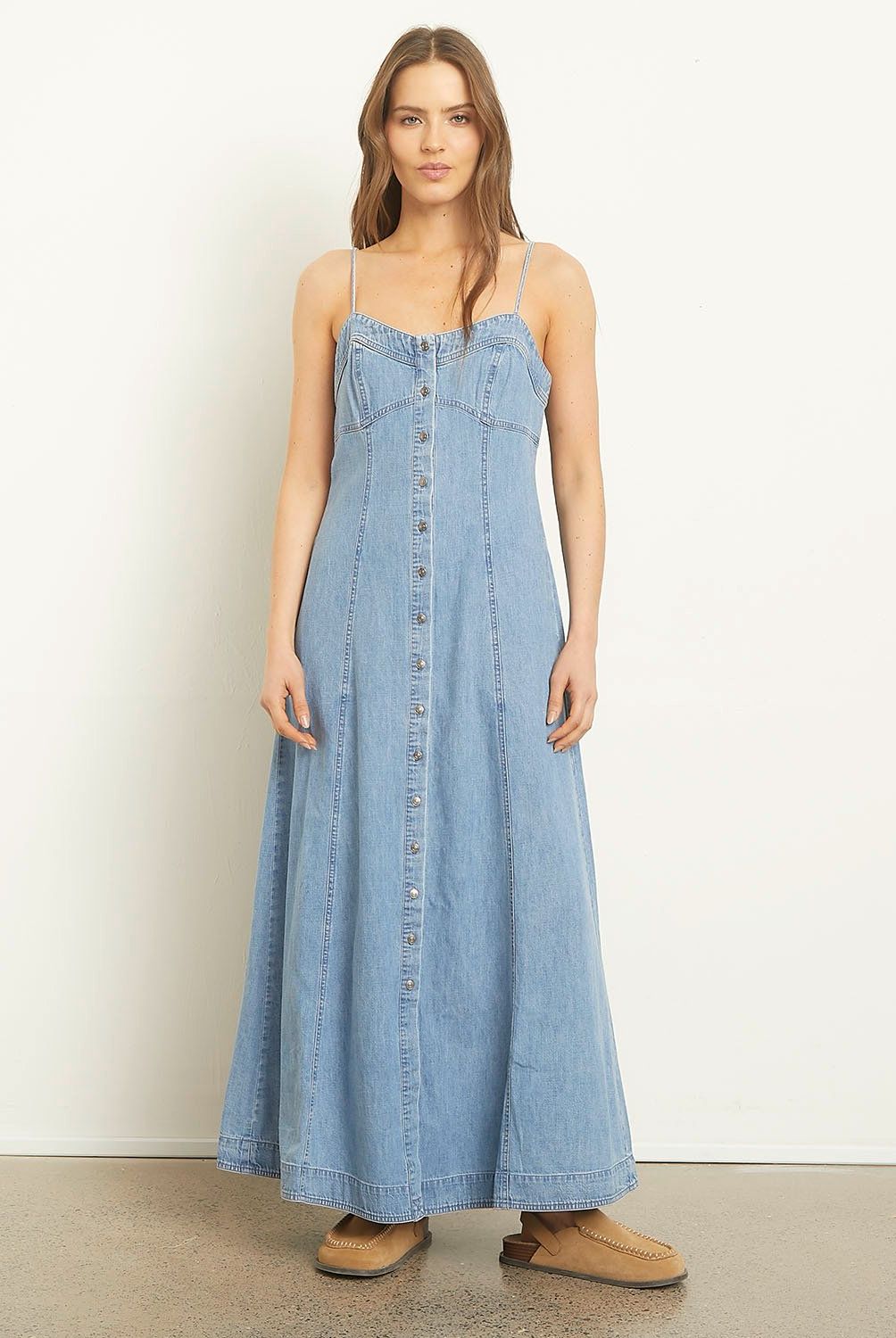 FREEPEOPLE - Vestido Denim Mujer Freepeople