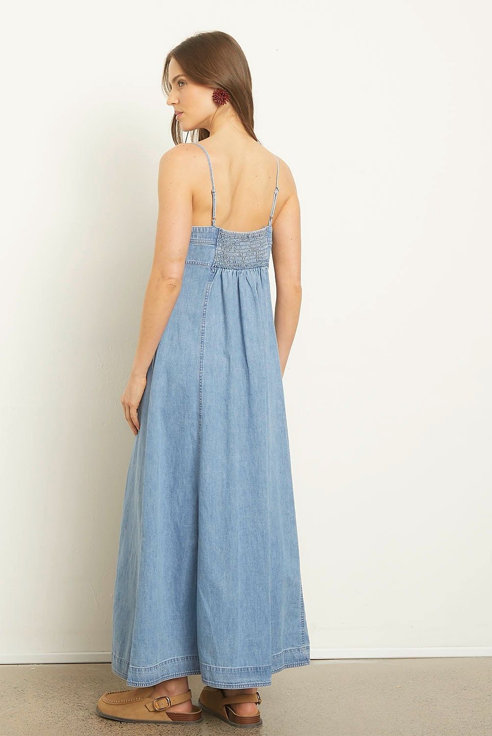 FREEPEOPLE - Vestido Denim Mujer Freepeople