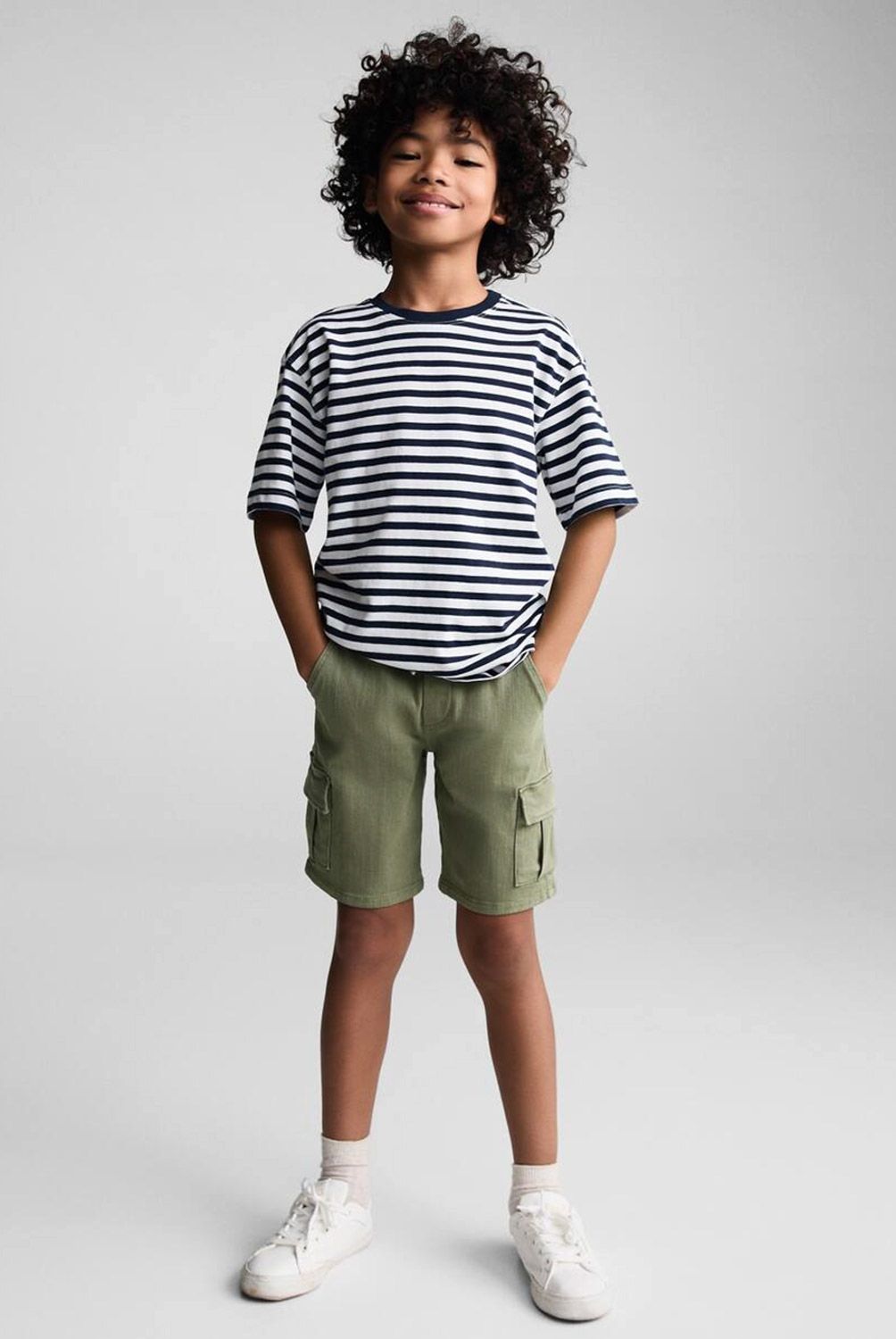 MANGO KIDS - Bermudas Bolsillos Cargo Niño Mango Kids
