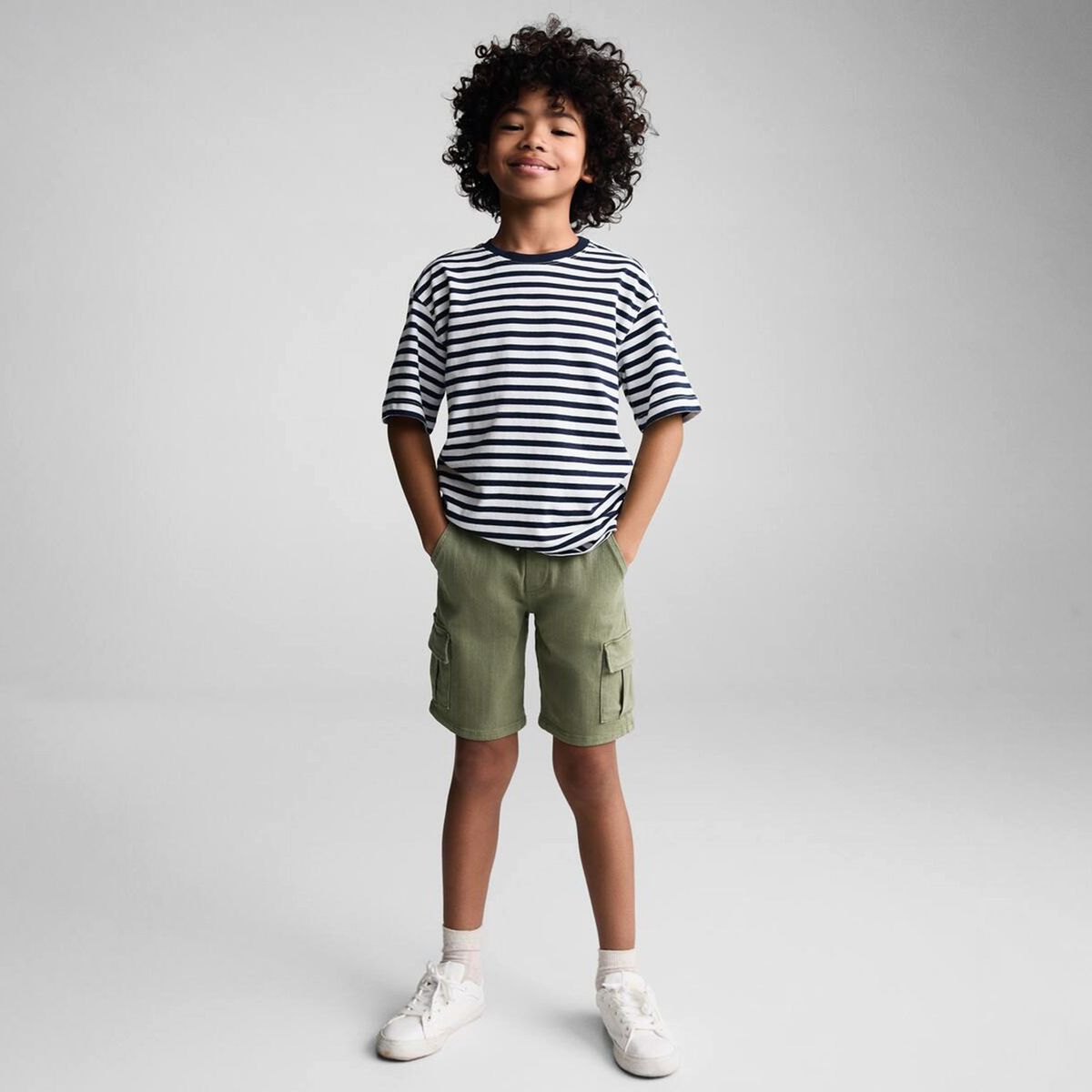MANGO KIDS - Bermudas Bolsillos Cargo Niño Mango Kids